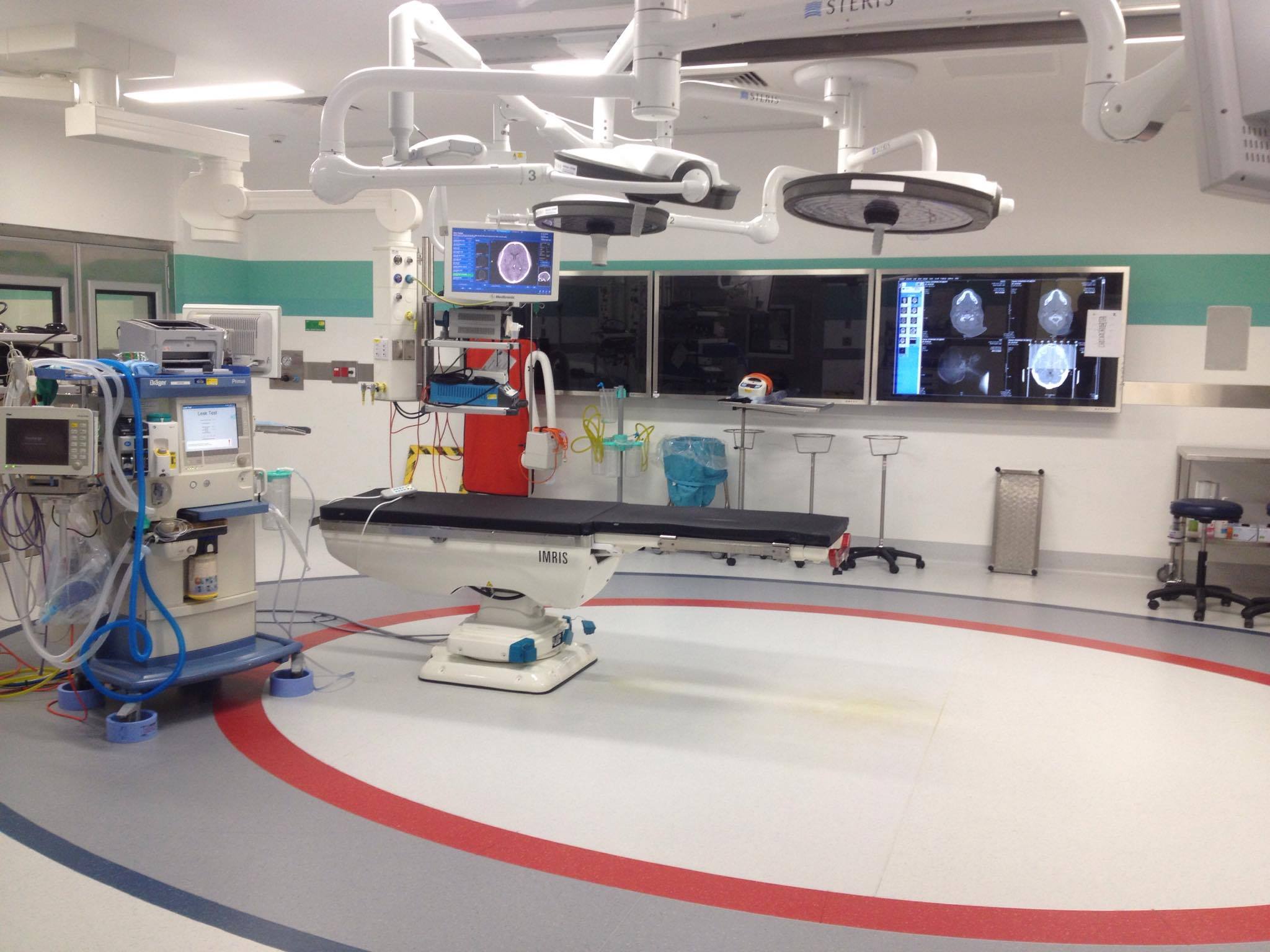 A depiction of an interventional radiology suite